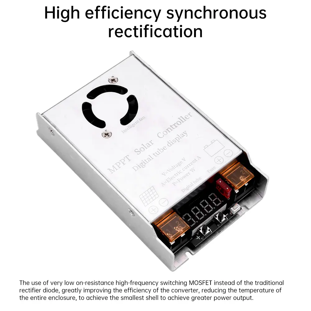 MPPT 450W Solar Booster Controller DC12-50V Step-up Charging For 24V 36V 48V 60V 72V For Lead acid/Lithium /Colloidal Batteries
