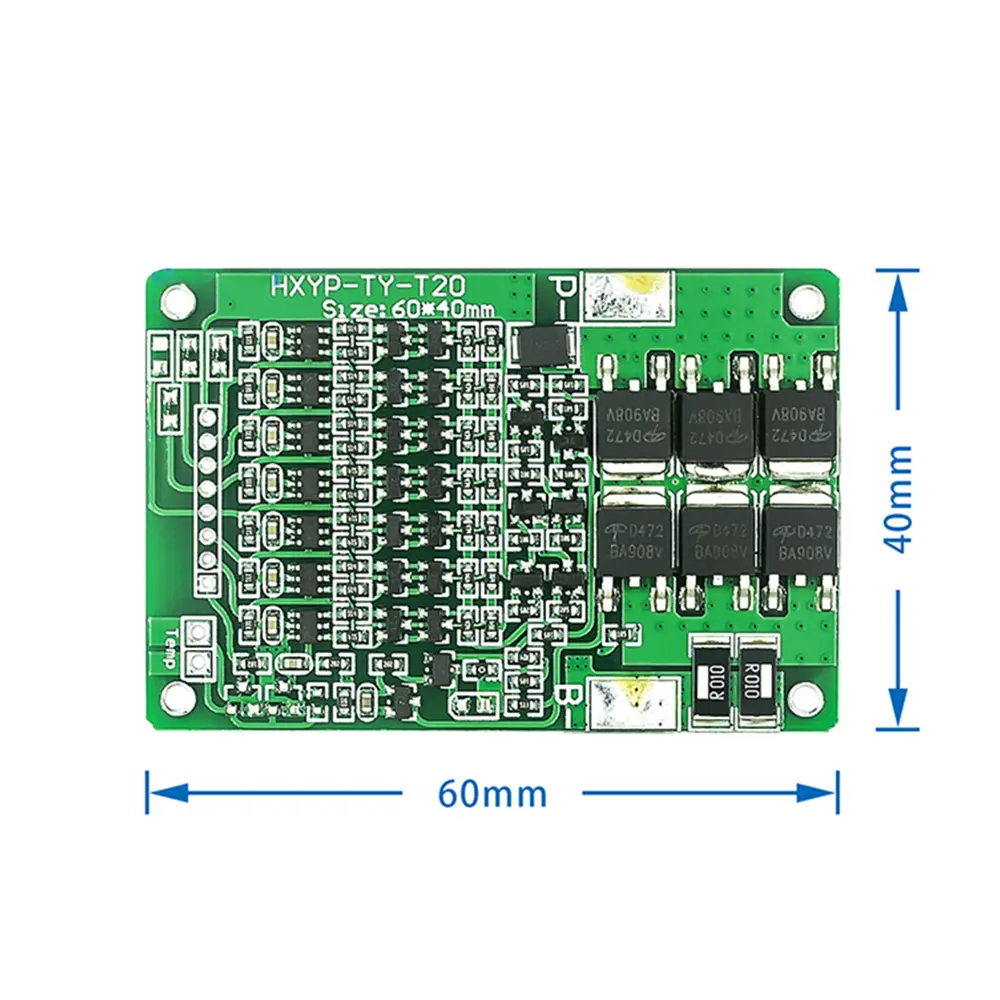 7S 29.4V BMS Lithium Battery Protection Board Charger Module with Balance for 18650 Li-ion Lithium Battery