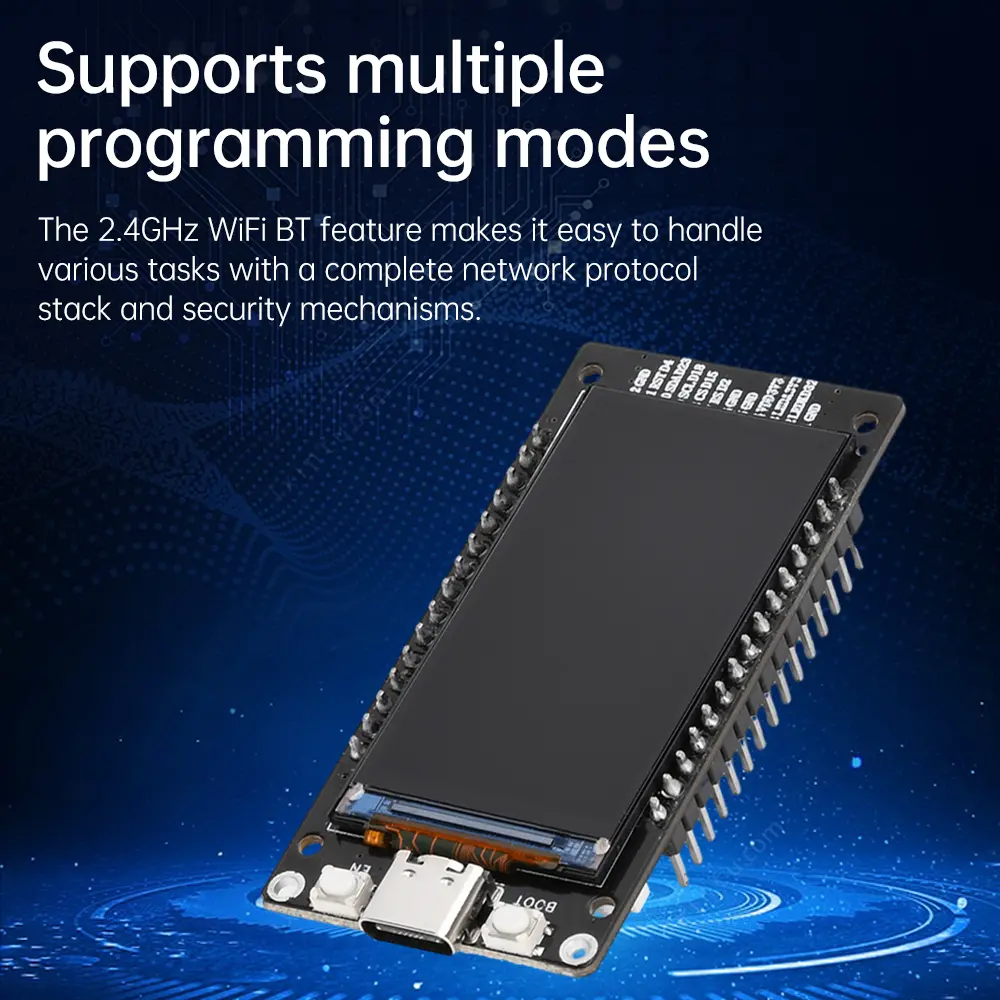 ESP32 ESP32-WROOM-32 1.9 Inch 1.4 Inch LCD Screen Development Board WiFi Bluetooth Module CH340 Type-C for Arduino Micropython