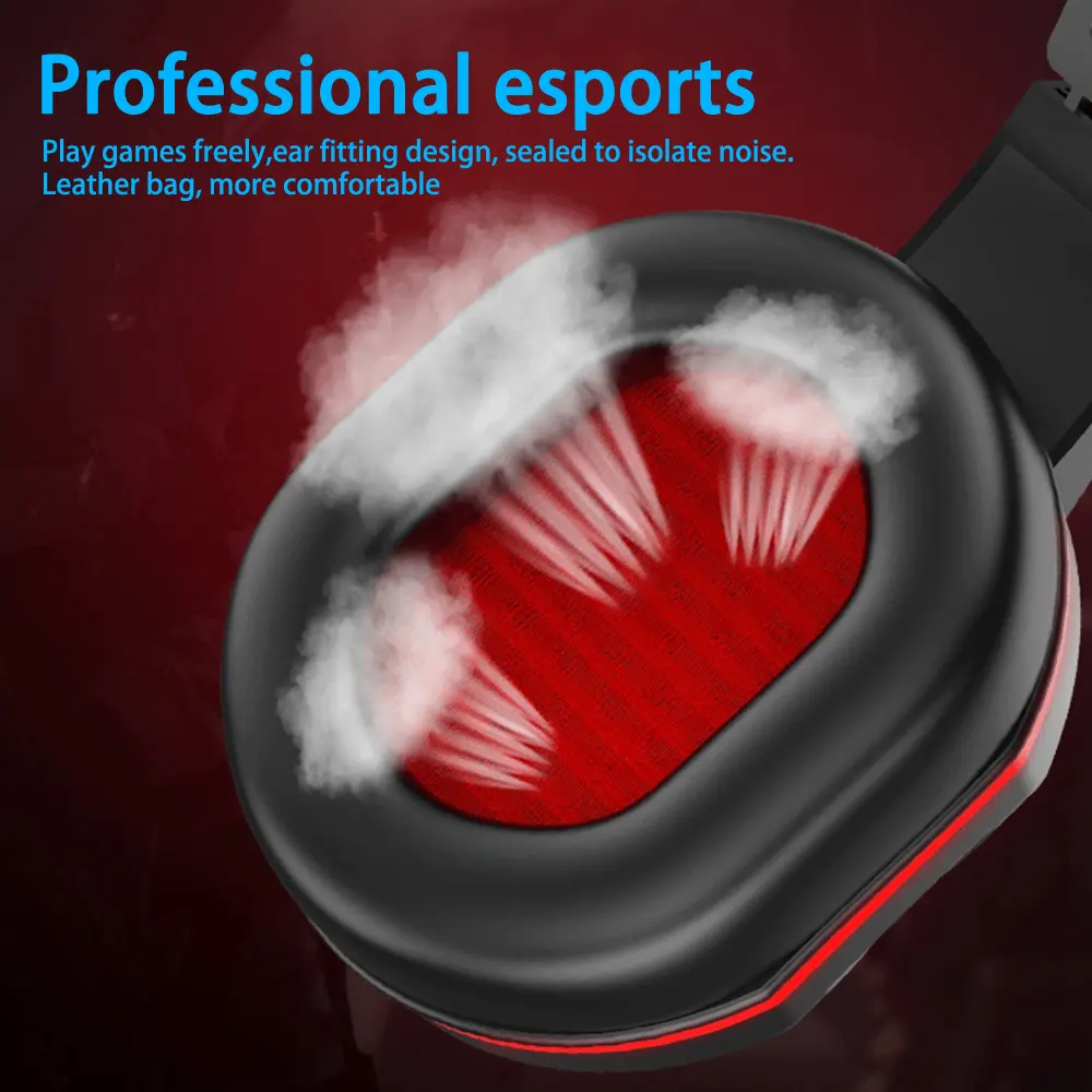 Aideepen Game Headsets Noise Reduction Headphones Subwoofer Stereo Sound Earphones With Microphone Earphone For Xbox One PS4 PS5