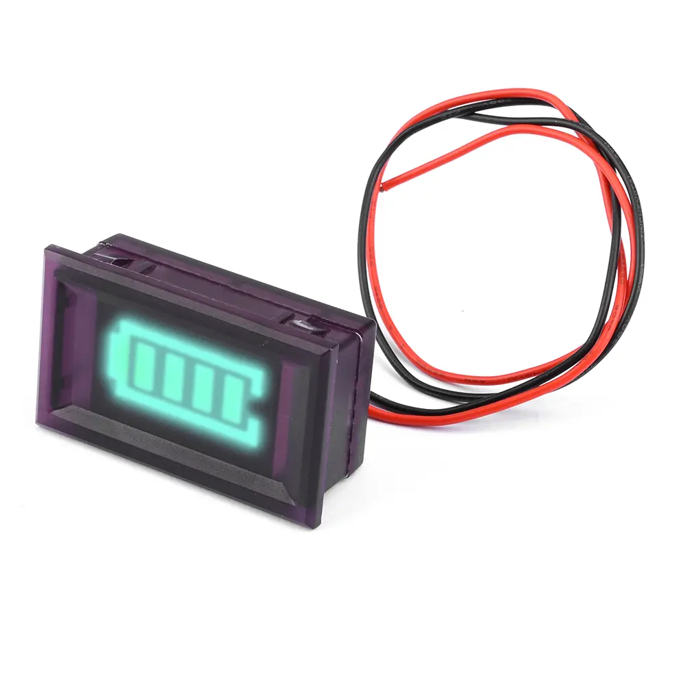 12V 24V 36V 48V LED Lithium Battery Capacity Indicator 4S 8S 10S 13S Waterproof Battery Level Tester Meter Battery Detection