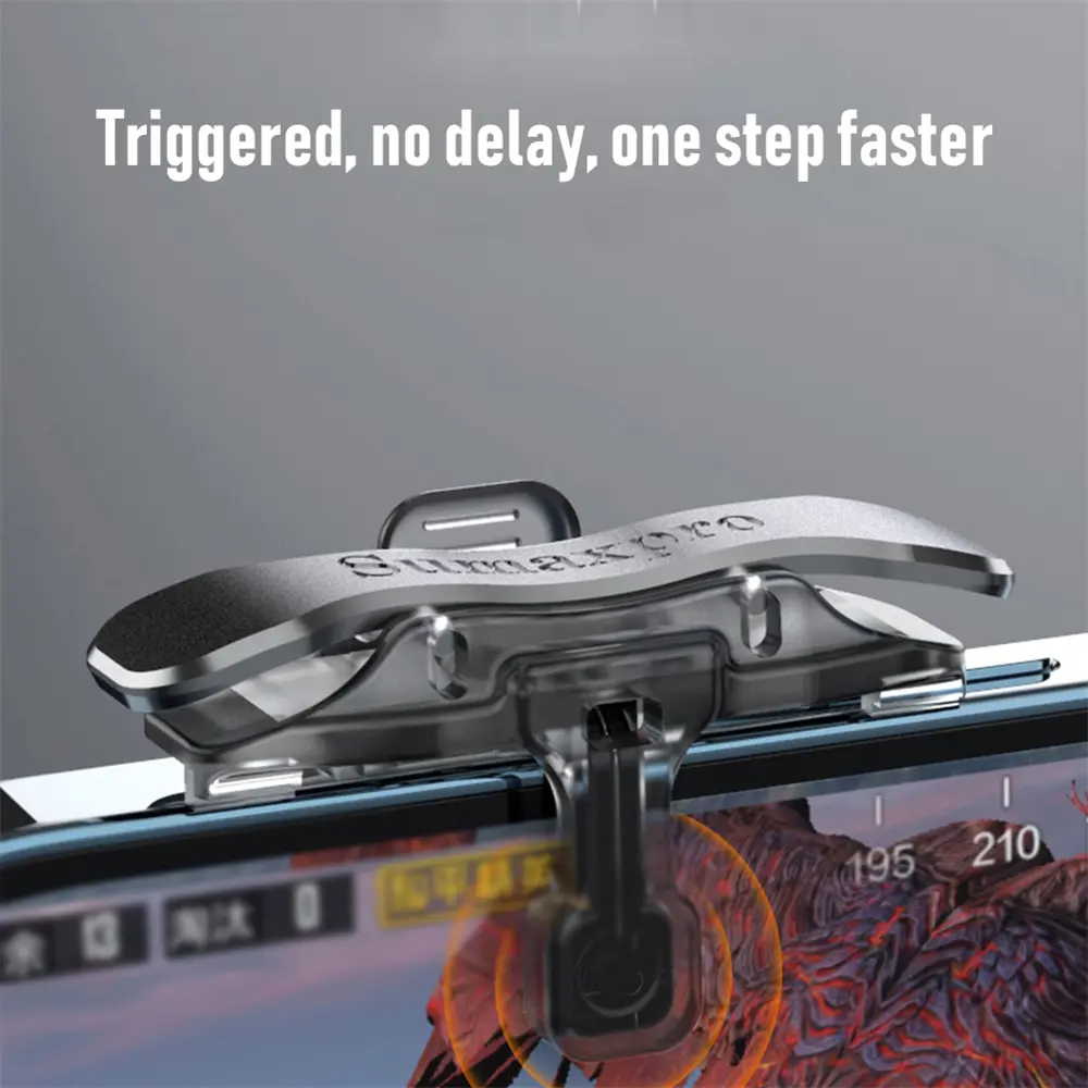 X8 Mobile Phone Game Trigger for PUBG Gamepad Shooter Sensitive Controller Aim Shooting L1 R1 Key Button For Phone Android