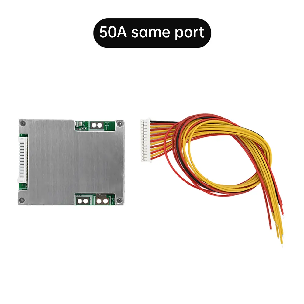 BMS 13S 48V 50A 60A 18650 Lithium Battery Charger Protection Equalizer Board Li-ion Batteries Balance Balanced with Equalization