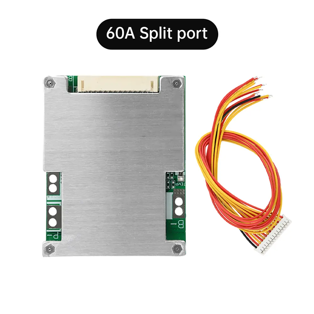 BMS 13S 48V 50A 60A 18650 Lithium Battery Charger Protection Equalizer Board Li-ion Batteries Balance Balanced with Equalization