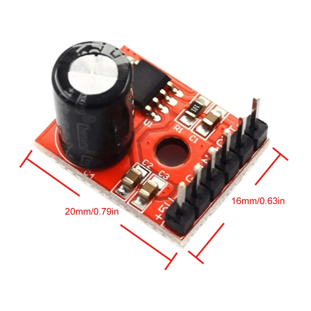 DC2.5-5.5V LTK5128 Mini AB Class Digital Power Amplifier Board Module 5W Mono Audio Power Amplifier