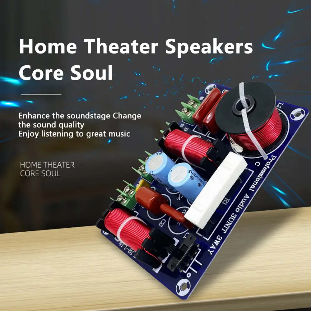 250W HiFi Frequency Divider High Medium Low 3 Way Crossover Filter 850Hz 5200Hz-5500Hz Modified Divider Splitter Home Theater