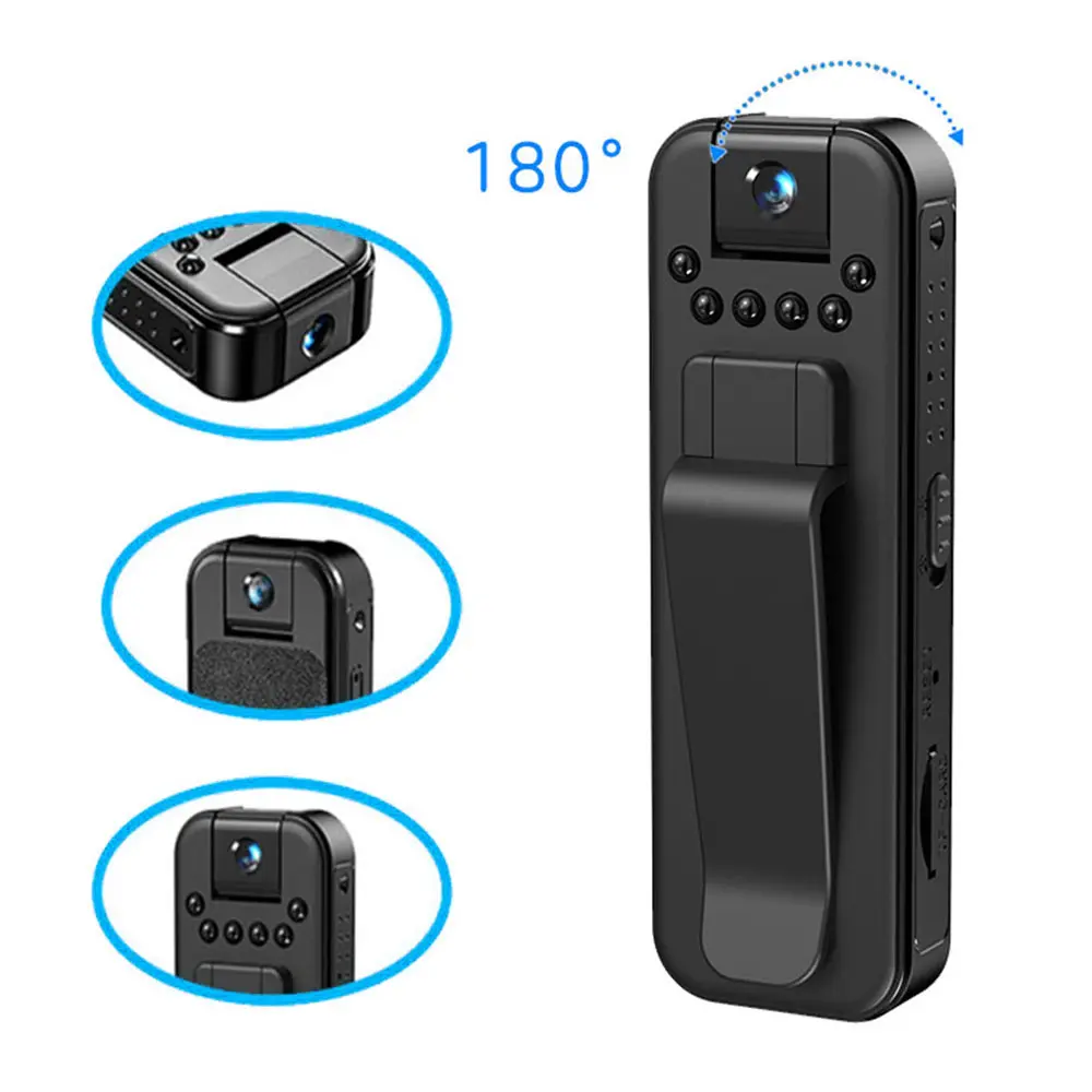 HD 1080P Mini WiFi Camera Portable Digital Video Recorder Infrared Night Vision Motion Camcorder 500W One Click Recording Cam