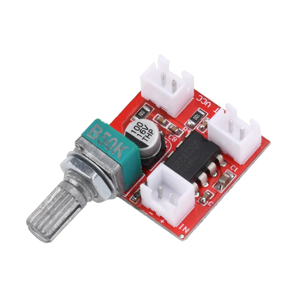 UTC2822 Mono Channel Amplifier Board BTL Sound Amp Module DC 1.8-12V 2W Audio Amplifier