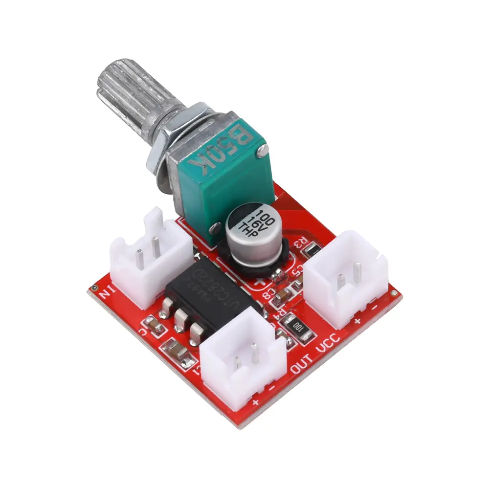UTC2822 Mono Channel Amplifier Board BTL Sound Amp Module DC 1.8-12V 2W Audio Amplifier