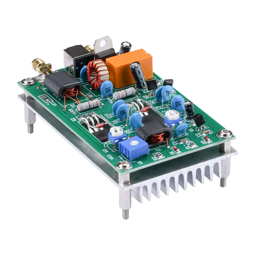 30W Shortwave Sound Power Amplifier Board 12-13.8V CW SSB Linear High Frequency Audio Amplifier Module DC5.5X2.1 Finished Board