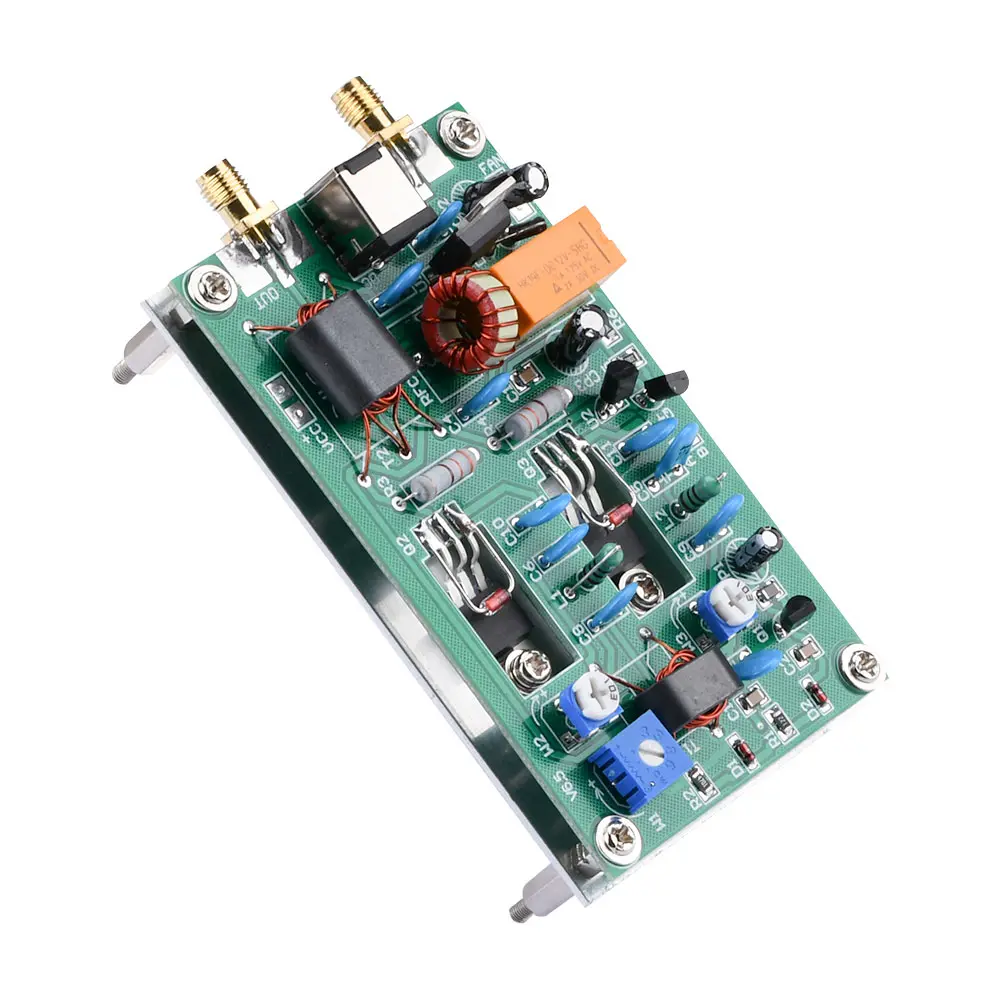 30W Shortwave Sound Power Amplifier Board 12-13.8V CW SSB Linear High Frequency Audio Amplifier Module DC5.5X2.1 Finished Board