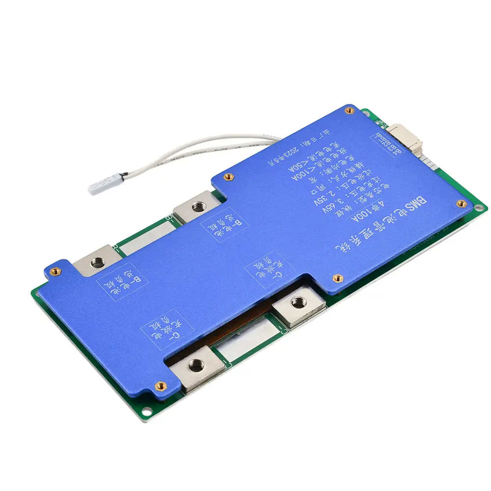 BMS 8S 100A 24V LiFePO4 Battery Protection Board BMS Iron Phosphate LFP Board Charging Controller with Balancing Function