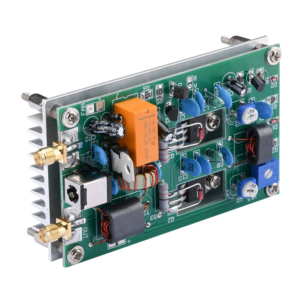 30W Shortwave Sound Power Amplifier Board 12-13.8V CW SSB Linear High Frequency Audio Amplifier Module DC5.5X2.1 Finished Board