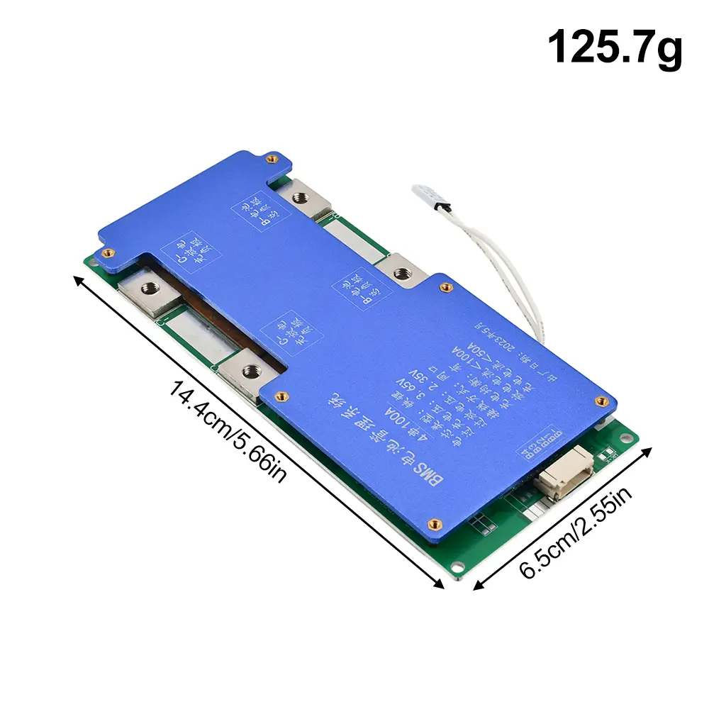 BMS 8S 100A 24V LiFePO4 Battery Protection Board BMS Iron Phosphate LFP Board Charging Controller with Balancing Function