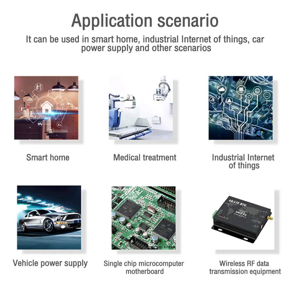 DC-DC Mini Buck Converter Board 7-100V to 5V 9V 12V 24V 2A Step Down Power Supply Module Transformer Voltage Regulator