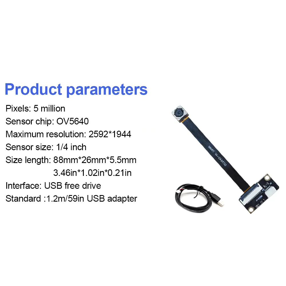 OV5640 5 Million Video Camera Module All-in-one Auto-Focus Fixed-Focus USB Drive-Free Module For Notebook Electronic Component