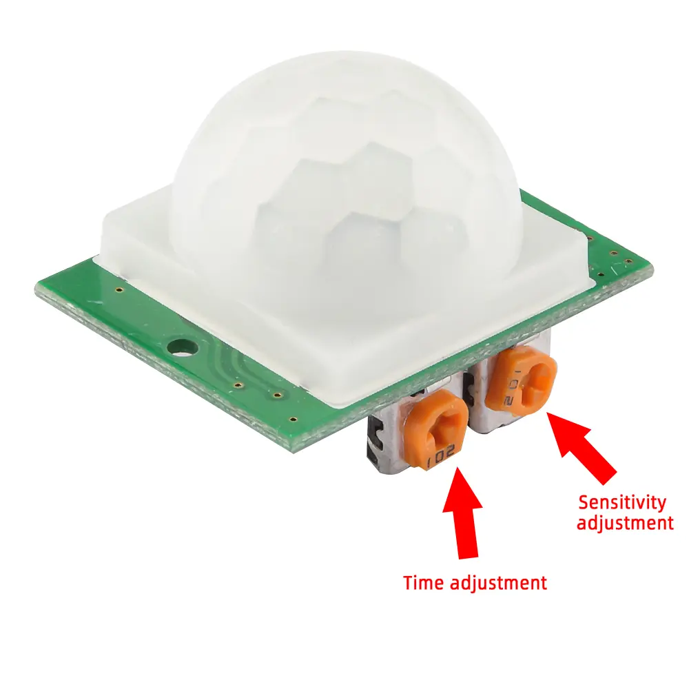HC-SR501 PIR Infrared Motion Sensor Module Human Body Presence Sensor Switch Board RCWL-9196 3-30V 60μA 5 Meters