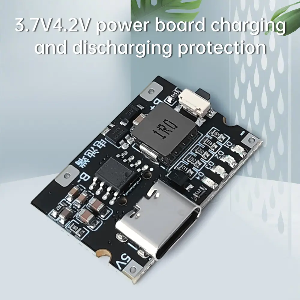 Type-C Micro USB 5V 3A Boost Converter Step-Up Power Module Lithium Battery Charging Protection Board Voltage Regulator