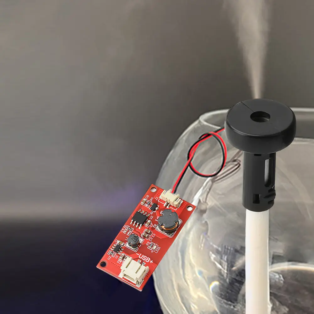 DC 6-24V USB Mini Humidifier DIY Kits Mist Maker and Driver Circuit Board Fogger Atomization Film Atomizer Sheet  Oscillating
