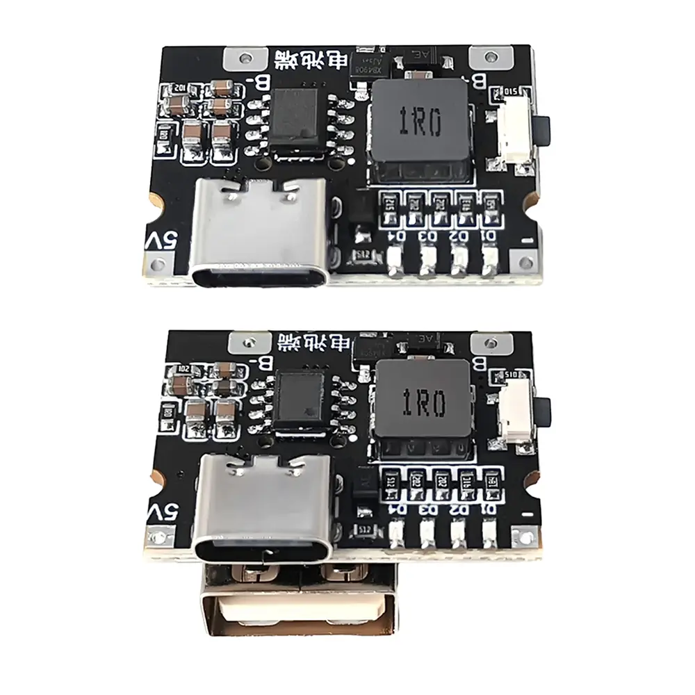 Type-C Micro USB 5V 3A Boost Converter Step-Up Power Module Lithium Battery Charging Protection Board Voltage Regulator