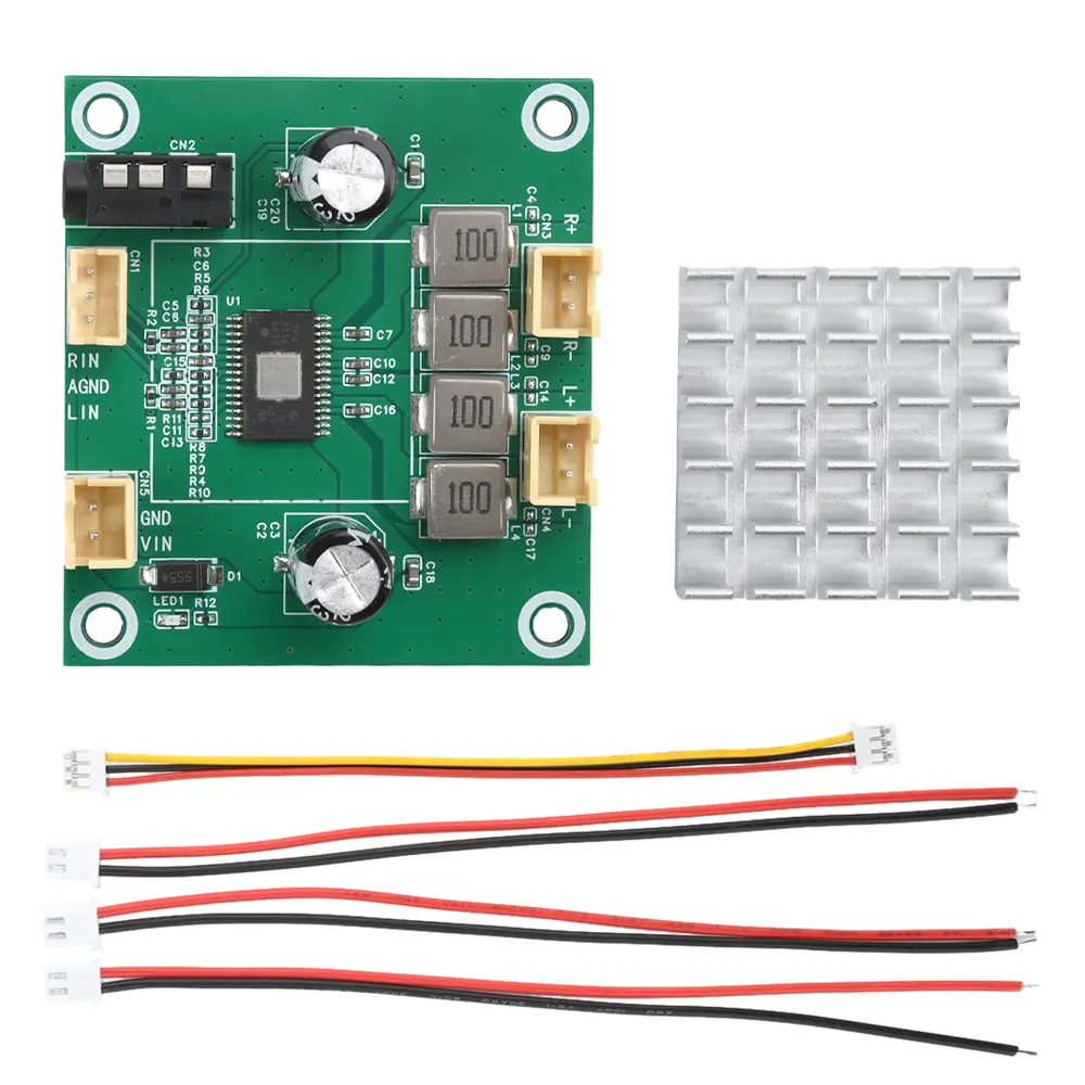 50W+50W 2.0 Channel Digital Stereo Class D Audio Power Amplifier Board TPA3116 50W*2 Amplifiers AMP Module DC 5V-26V