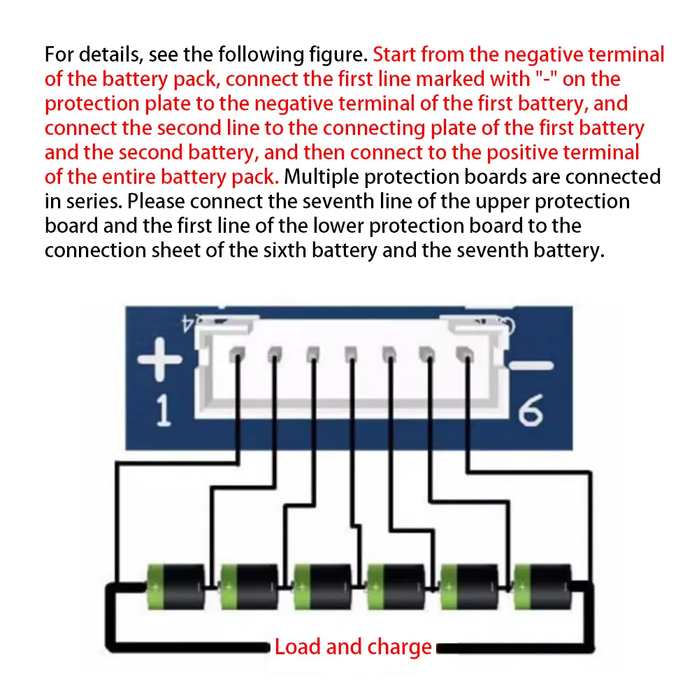 2.7V/16V 6S Lithium Titanate Battery Protection Board Farad Capacitor Balance Board Equalization Circuit