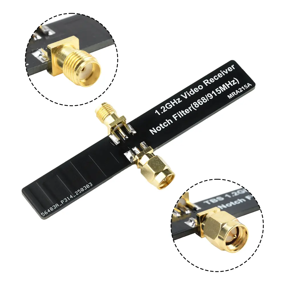 Filter 1.2GHZ VRX NOTCH 868/915MHZ Filter Compatible With 1.2-1.3GHz Image Transmission Receivers