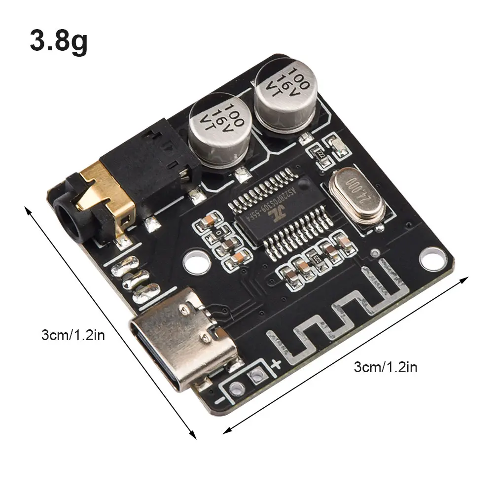 VHM-314 MP3 BT Audio Receiving and Decoding Board 5.0 Lossless Car Audio Decoder Amplifier Module Car Speaker Module Replacement