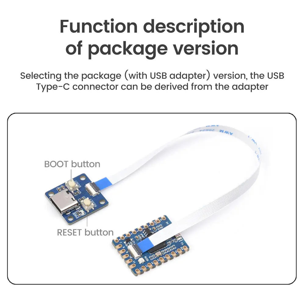 ESP32-S3 ESP32-S3-Tiny Mini Development Board Microcontroller WiFI Bluetooth Module ESP32 S3 ESP32-S3FH4R2 GPIO Pin USB Type-C