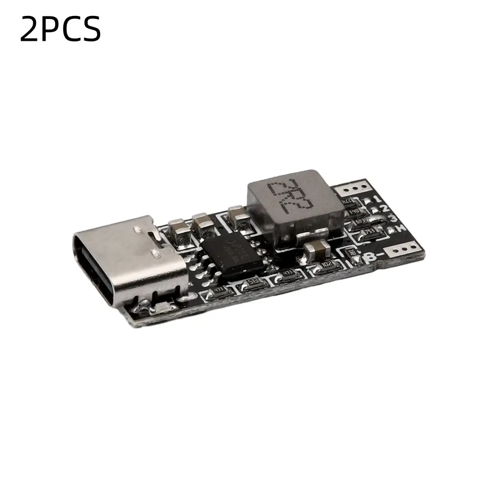 2PCS Type-C 18650 Lithium Battery Charging Adapter Module 5V to 4.2V/4.35V 0.5A 1A  2A Fast Charge Step Down Board 21770 Polymer