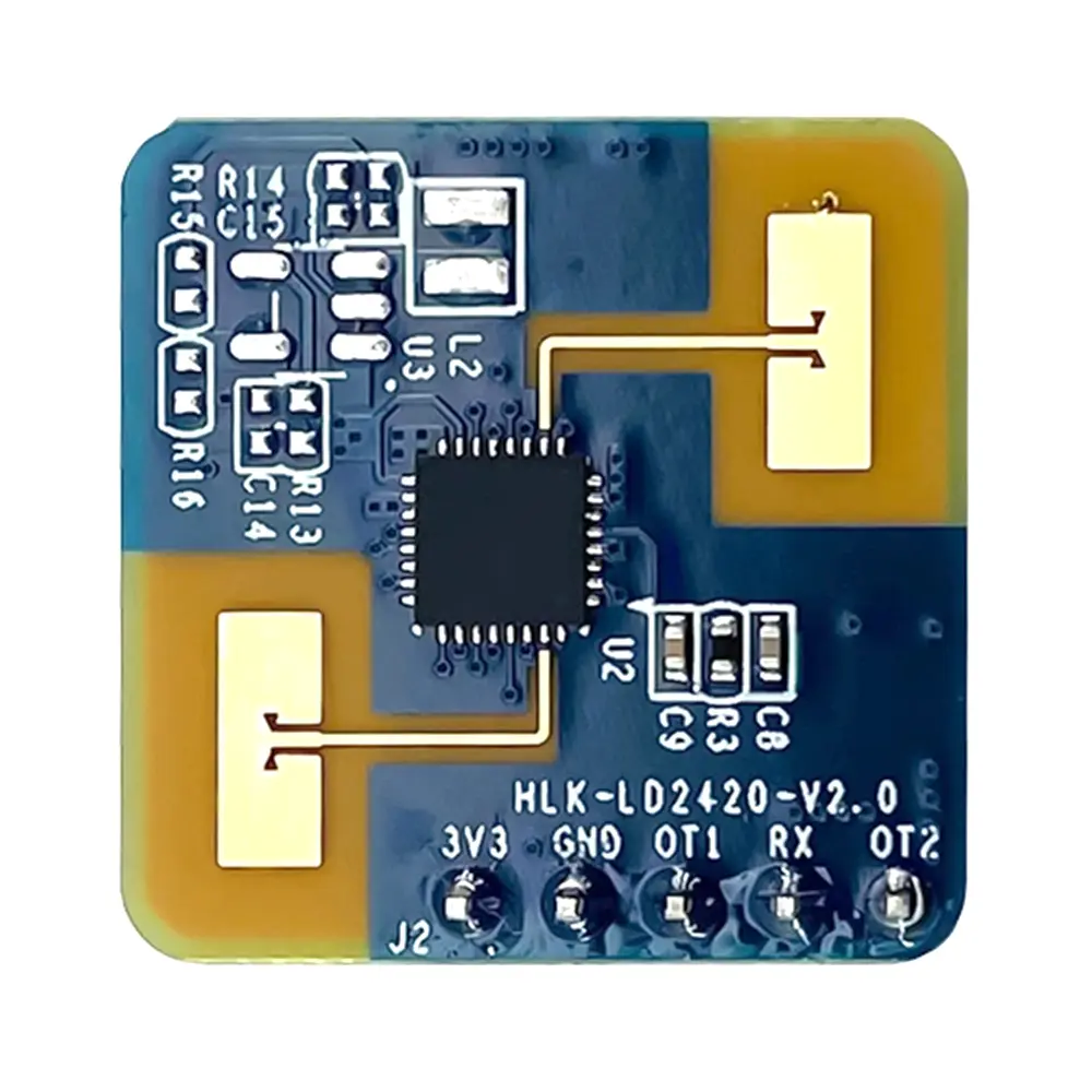 HLK-LD24120 24G Human Presence Radar Sensor High Sensitivity Micro Motion Smart Sensor Non-contact Heartbeat Detection Module
