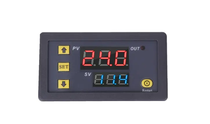 W3230 AC 110-220V DC 5-24V K-type Digit Temperature Controller LED Thermostat Temperature Control Module Relay Output -60-500°C