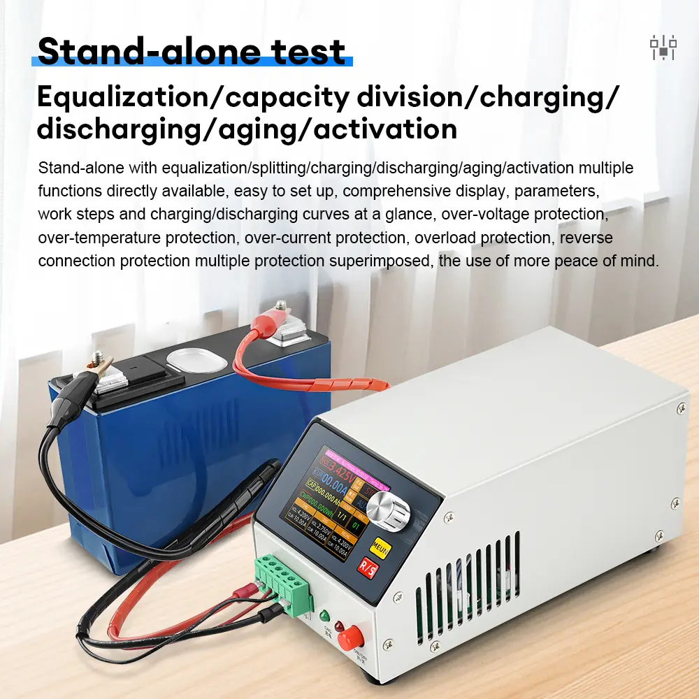 BT5V-2020A/BT22V-1020A 2.4 Inch Color Screen Single Channel Charging  Discharging Battery Capacity Tester Electronic Load Tester