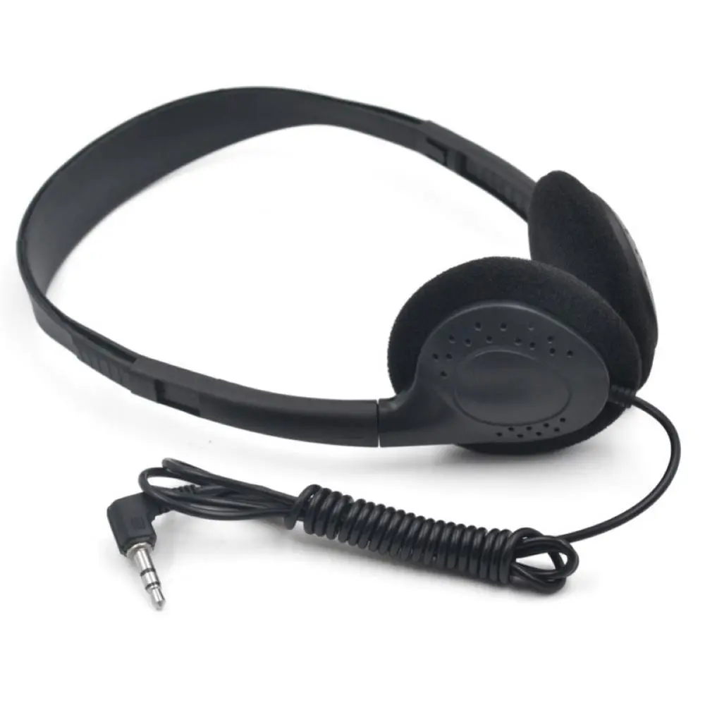 1/5 PCS Portable Headphone Comfortable Wearing Noise Reduction ABS Wired Headset Earbud Stereo 3.5mm Clear Gaming for Gamer