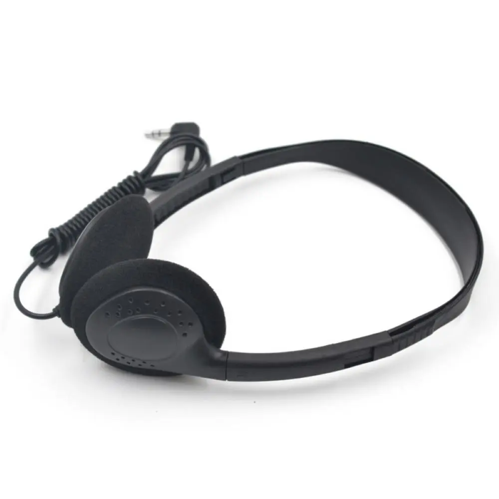 1/5 PCS Portable Headphone Comfortable Wearing Noise Reduction ABS Wired Headset Earbud Stereo 3.5mm Clear Gaming for Gamer