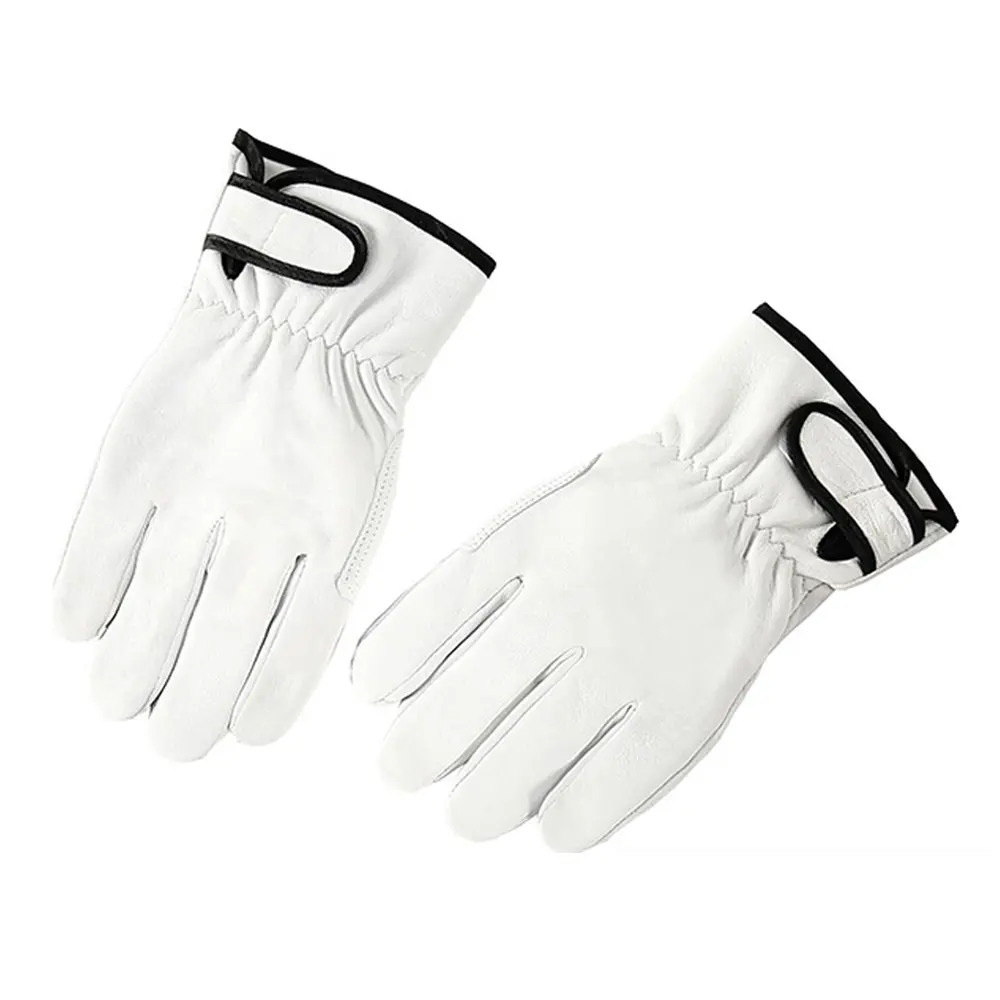 Sheepskin Leather Work Gloves Worker Labor Protection Gloves Welding Safety Protection Garden Carpentry Wear-resistant Gloves