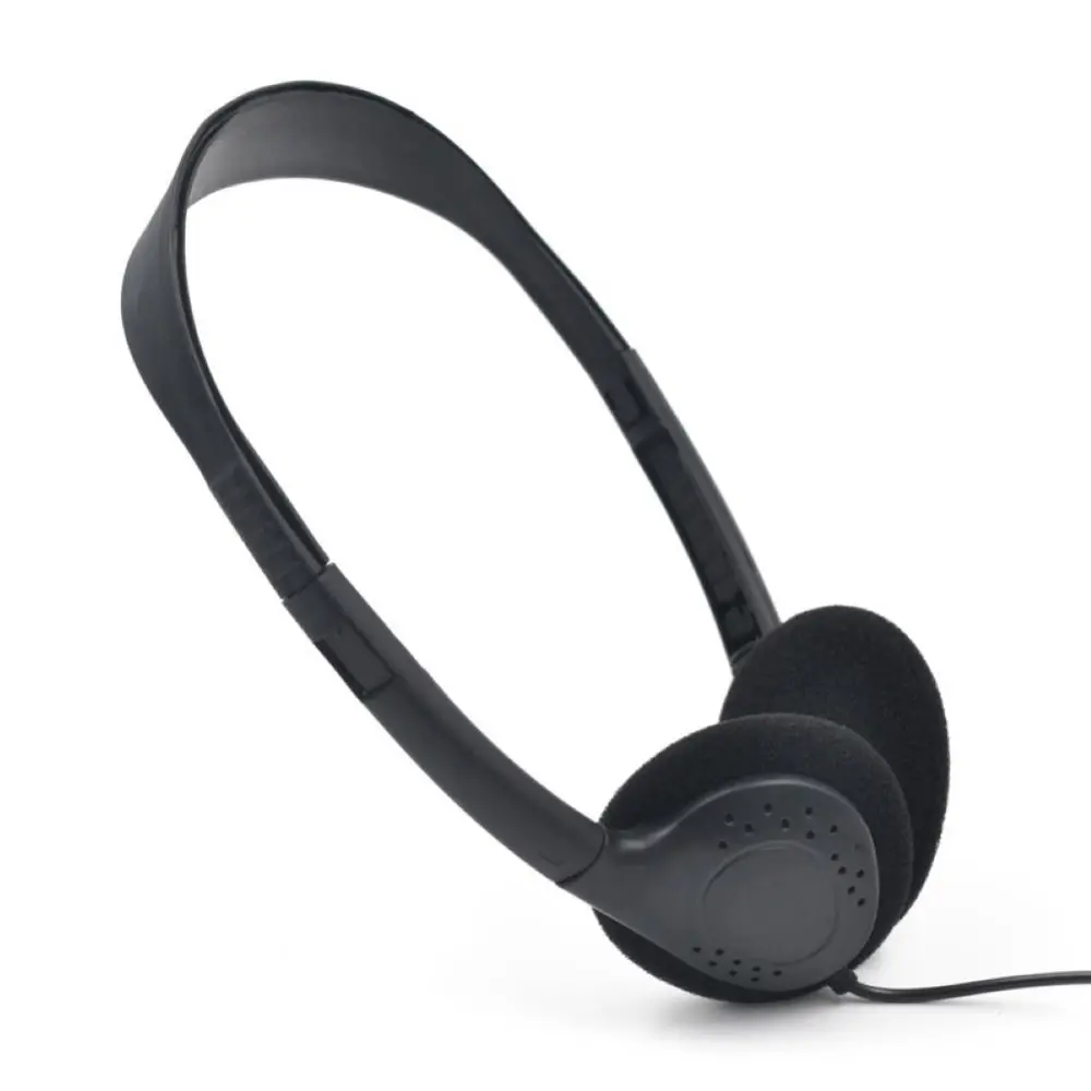 1/5 PCS Portable Headphone Comfortable Wearing Noise Reduction ABS Wired Headset Earbud Stereo 3.5mm Clear Gaming for Gamer