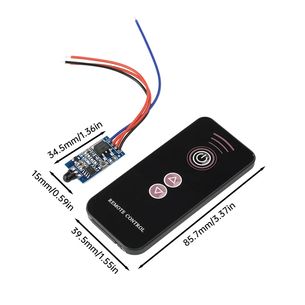 Infrared Wireless Remote Control Smart Switch for LED Lights Control PWM  Breathing Light Flashing Module PWM Dimmer LED Driver