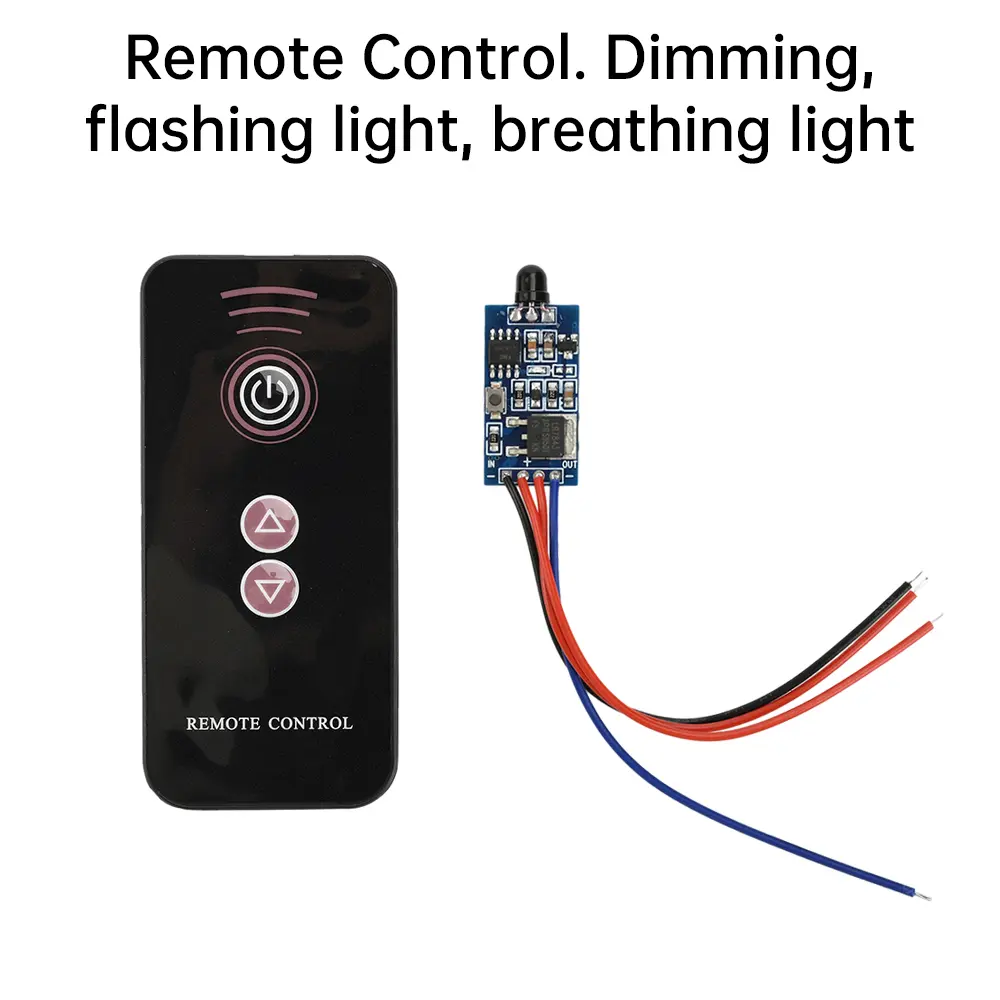 Infrared Wireless Remote Control Smart Switch for LED Lights Control PWM  Breathing Light Flashing Module PWM Dimmer LED Driver