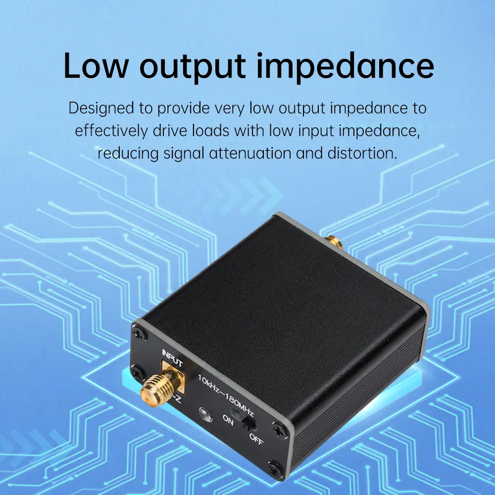 Antenna Converter DC 5V 10k-180MHz Low impedance Converter for Receiving Antenna for Radio Walkie Talkie Type-C