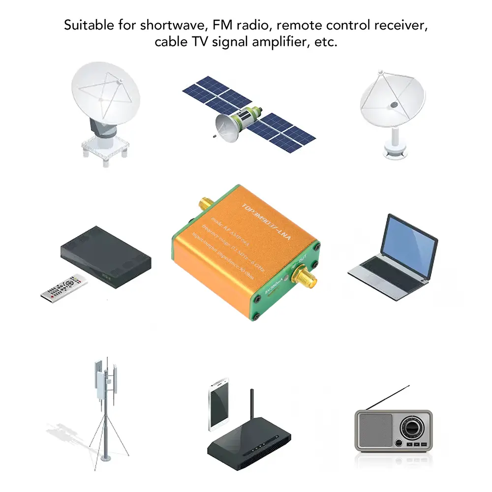 100k-6GHz Full Band Low-noise Signal Amplifier TQP3M9037-LNA Radio Radio Signal Enhancer Amplifiers