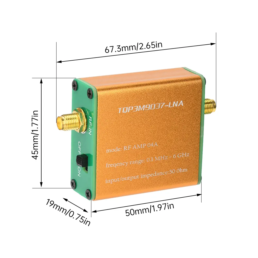 100k-6GHz Full Band Low-noise Signal Amplifier TQP3M9037-LNA Radio Radio Signal Enhancer Amplifiers