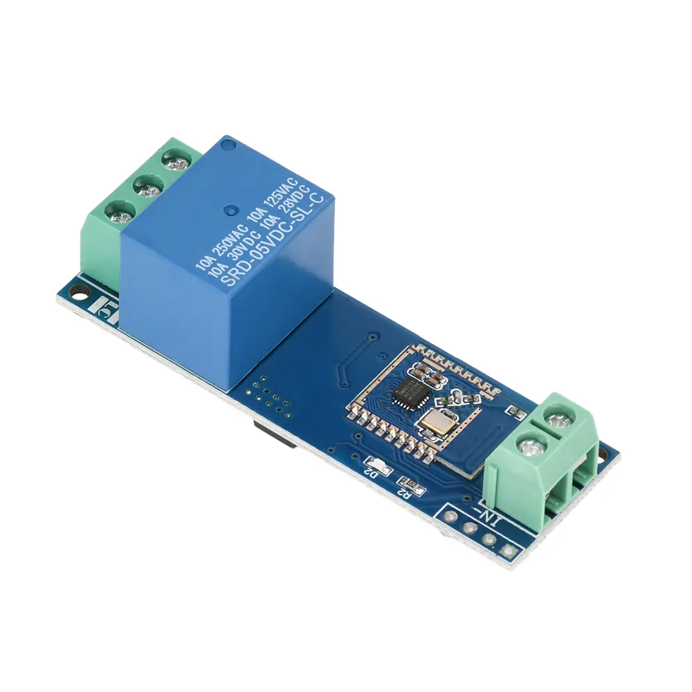 DC 5-30V Bluetooth Proximity Switch 1 Channel Relay Module Phone Automatic Connection Sensing Switch Support App/Mini Program