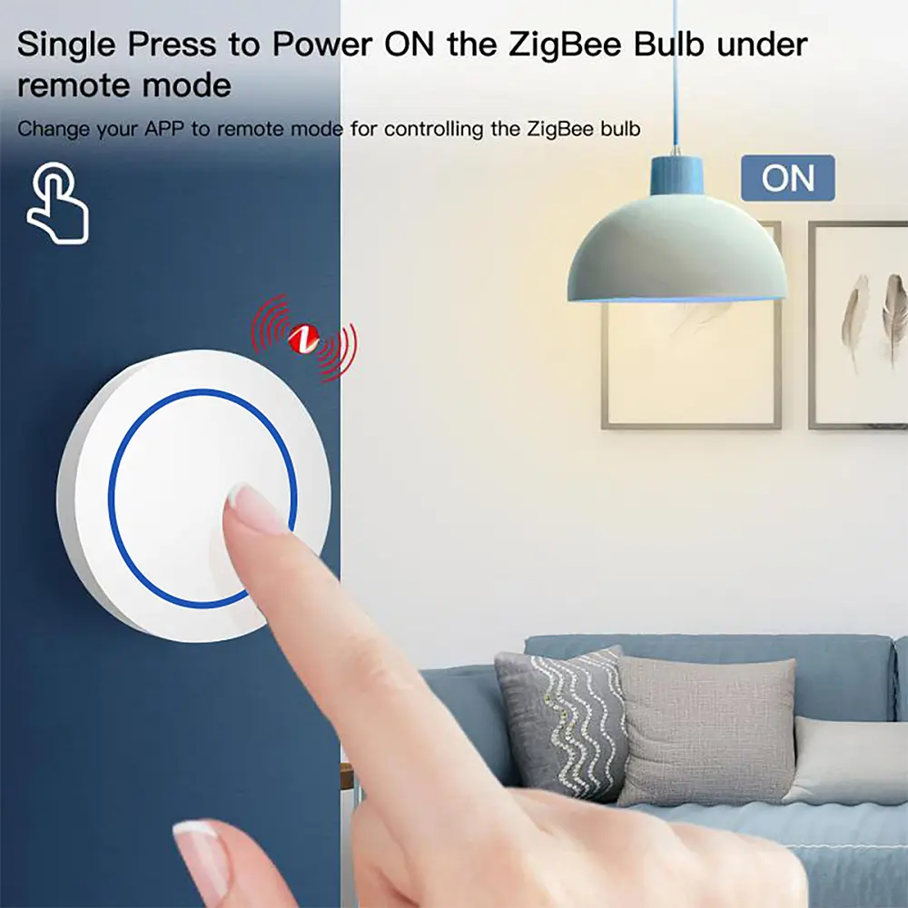 Tuya Zigbee Wireless Switch Button Scene Remote Control On Off Automation Scenario Controller Smart Life Random Stick