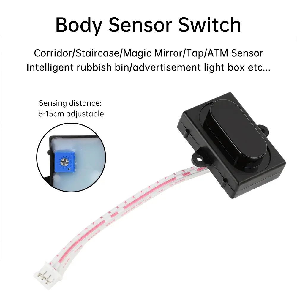 DC 5V Active Diffuse Reflection Infrared Motion Detector Intelligent Induction Switch Human Presence Sensor Switches For Mirror
