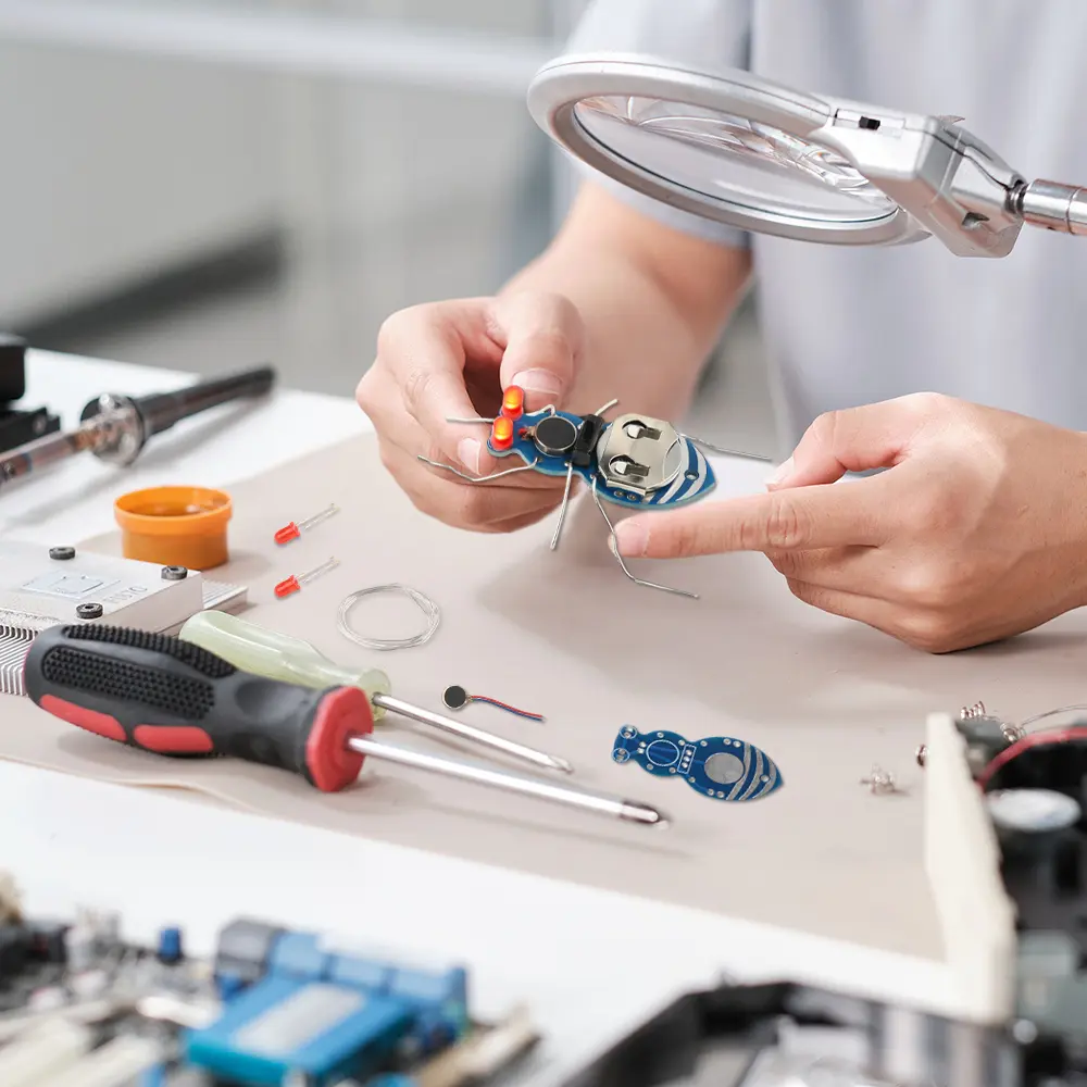 Soldering Kit DIY Electronics Projects For Beginners Adults & Kids Practice Science Project Learn To Solder Fun Kit LED Module