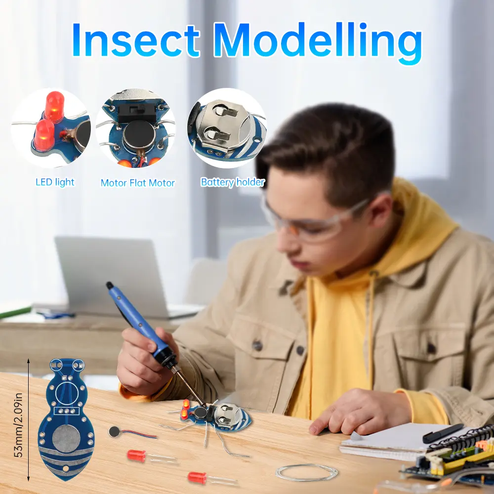 Soldering Kit DIY Electronics Projects For Beginners Adults & Kids Practice Science Project Learn To Solder Fun Kit LED Module