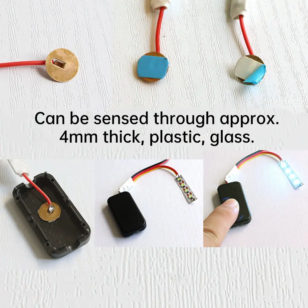 Touch Sensor Switch Module DC 3.7-24V Smart Home Touch on/Off Switch for Water Level Monitor DIY Touch Sensing Switches