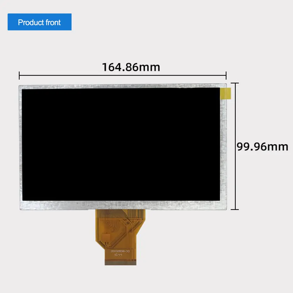 7 Inch 800x480 Resolution HD 50 Pins 60Hz IPS LCD Display Screen Portable LCD Display Module