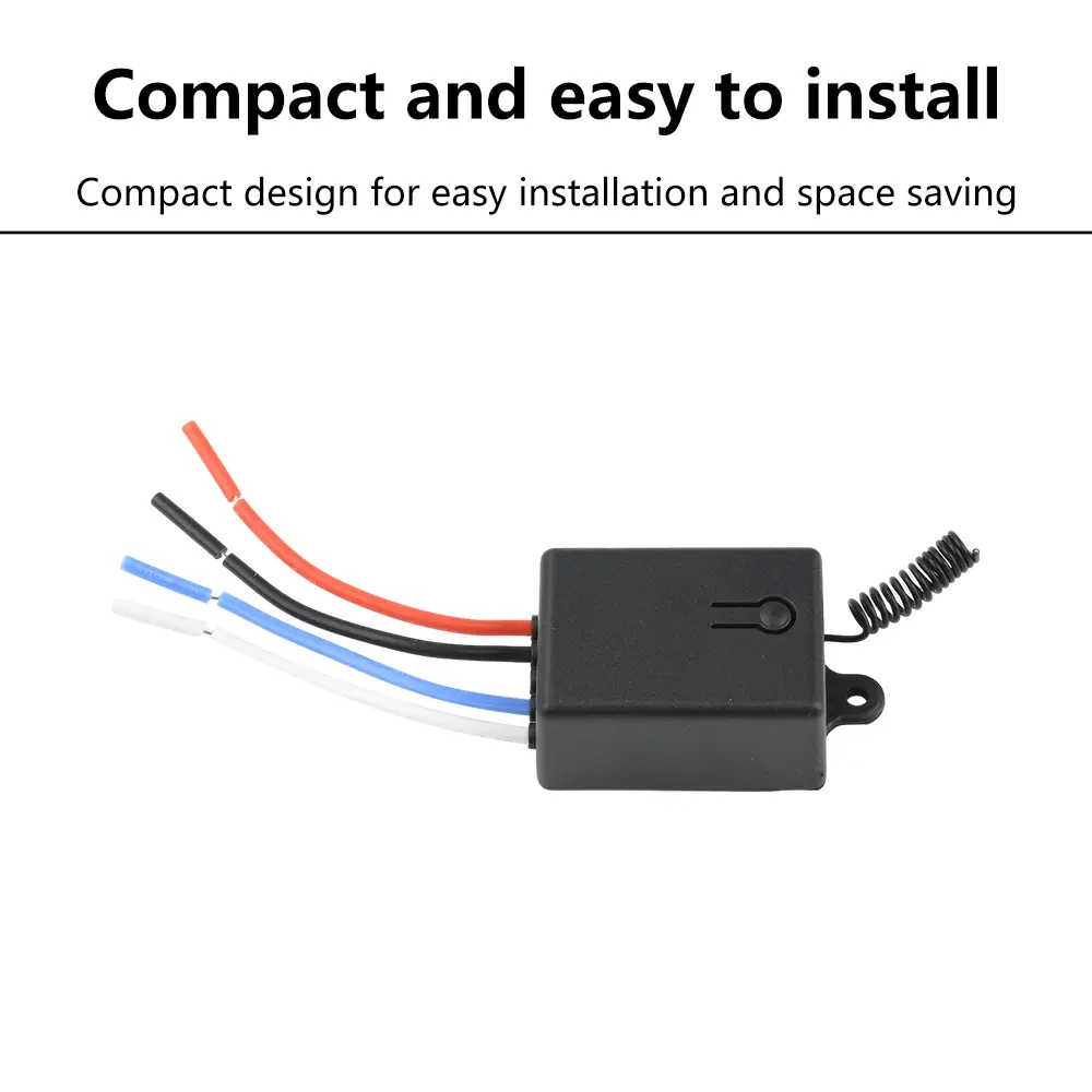 DC5-60V KR2401FB Intelligent Wireless Switch Receiver 433Mhz RF Relay Remote Control On Off Module 10A Self Locking Interlocking